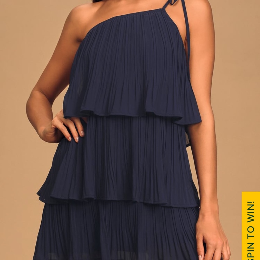 Lulus one shoulder dress